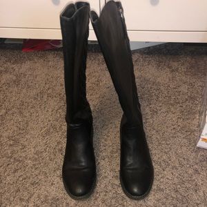 Back knee highs boots